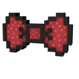 Red 8-Bit Bow Tie