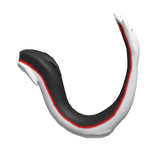 Red & Black Furred Dragon Tail