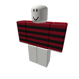 red & black striped sweater