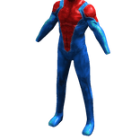 Red and Blue Superhero Suit