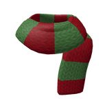 Red and Green Christmas Festive Knit Scarf (3.0)