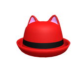 Red Bowler Cat