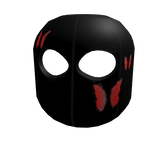 Red Butterfly Ski Mask