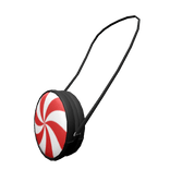 Red Candy Cane Peppermint Crossbody Bag