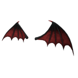 Red Demonic Vampire Wings