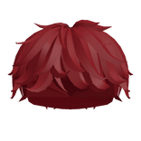 Red Fluffy Messy Boy Hair
