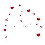 Red Heart Confetti