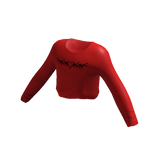 Red Heart Graphic Crop Top