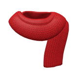 Red Knit Scarf (1.0)