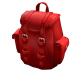 Red Leather Backpack