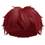Red Messy Boy Hair