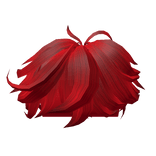 Red Messy Fluffy Hair