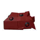 Red Mutant Scorpion Left Pauldron