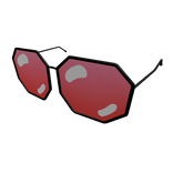 Red Octagon Glasses