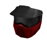 Red Paintball Mask