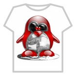 Red penguin