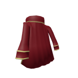 Red Pirate Captain's Cloak