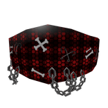 Red Plaid Punk Mask 