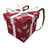 Red Present Backpack