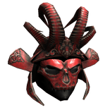Red Samurai Helmet