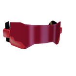 Red Sci-fi Visor