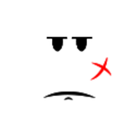 Red Serious Scar Face