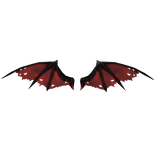 Red shinigami wings