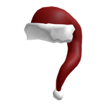 Red Shoulder Santa Hat