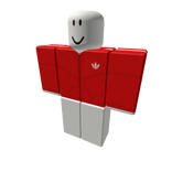 red slender boy shirt