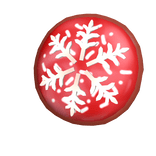 Red Snow Cookie