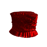 Red Sparkle Ruffle Top