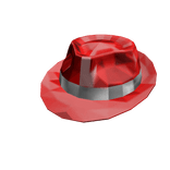 Red Sparkle Time Fedora