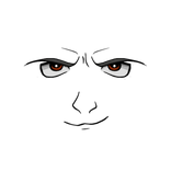 Red Sparkle Time Lobster Person - Face