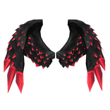 Red Tipped Angel Fallen Wings