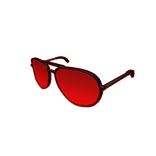 Red Void Aviator Glasses - Cartoony Outline