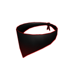 Red Void Bandana Mask - Cartoony Outline