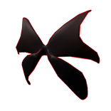 Red Void Fairy Wings - Cartoony Outline