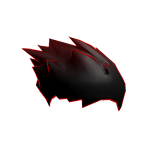 Red Void Hair - Cartoony Outline