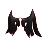 Red Void Wings - Cartoony Outline