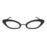 Reflective Cat Eye Glasses