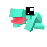 Retro Blue Froggy Pet (L)