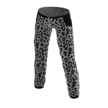 Retro Snow Leopard Print Jeans