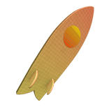 Retro Sunset Surfboard