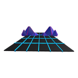 Retrowave Scene: Perspective Grid