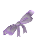 Ribbon Bow Eyepatch  Purple