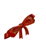 Ribbon Bow Eyepatch Red