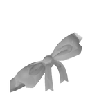 Ribbon Bow Eyepatch White