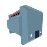 Right Blue Robot Sniper Shoulderpad