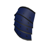 Right Blue Samurai Pauldron