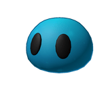 Right Blue Shoulder Slime Pet